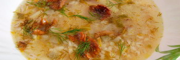 рассольник с грибами