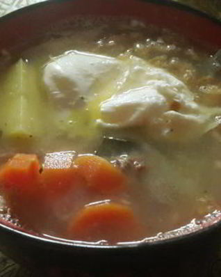 Чечевичные зеленые щи