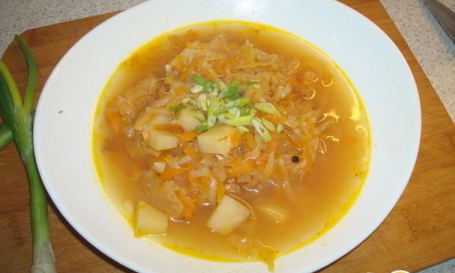 Рецепт кислых деревенских щей