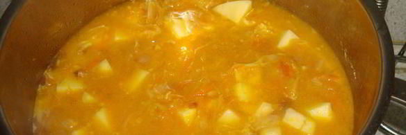 кислые деревенские щи