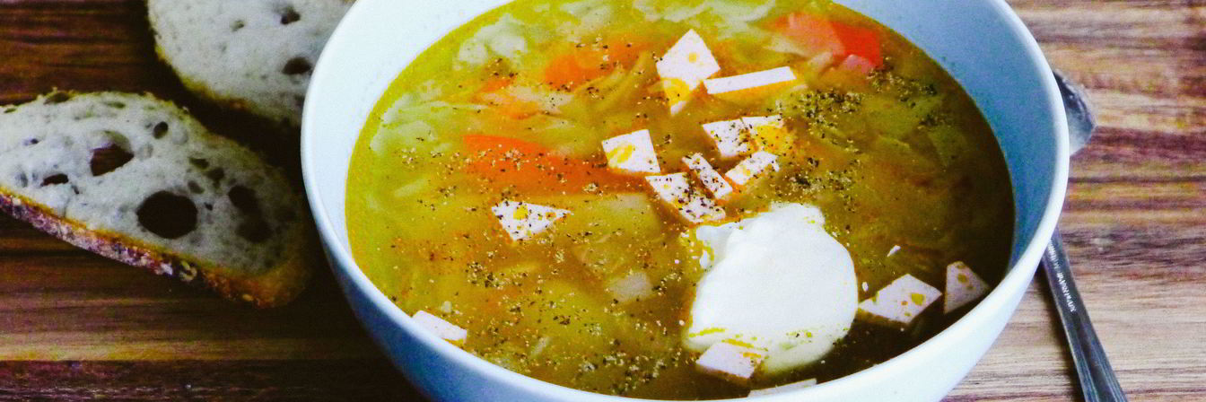 Летние щи из свежей капусты