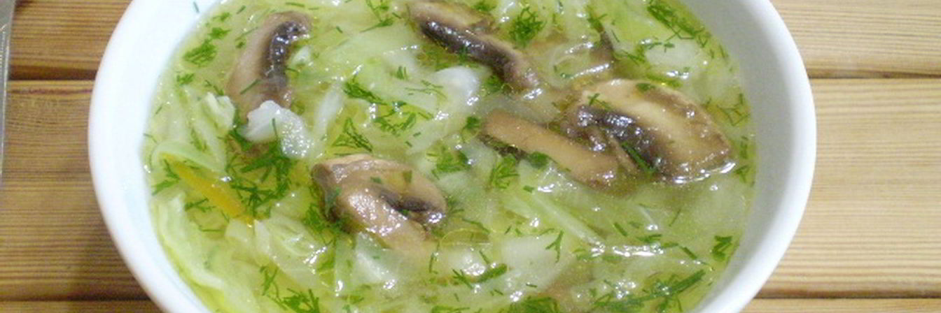 Постные щи из свежей капусты