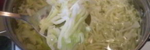 постные щи из свежей капусты