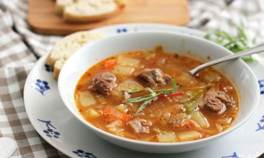 Рецепт щей из баранины с капустой