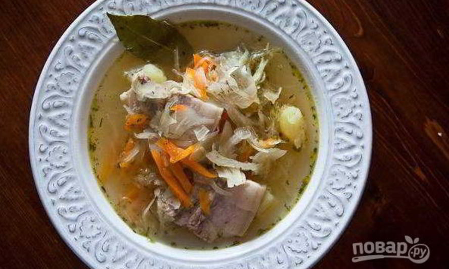 Рецепт щей из кислой капусты