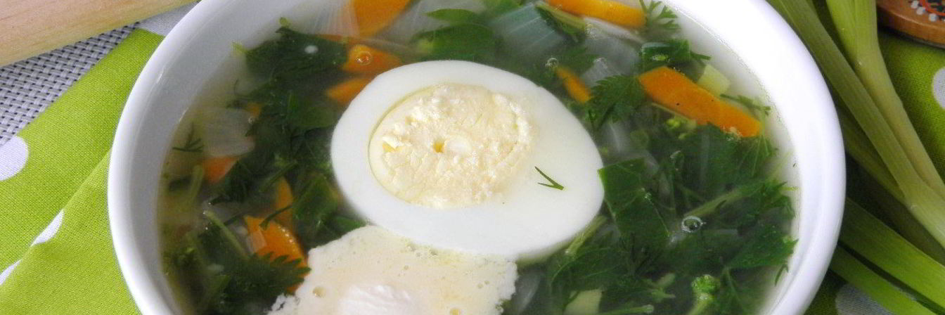 Щи из крапивы