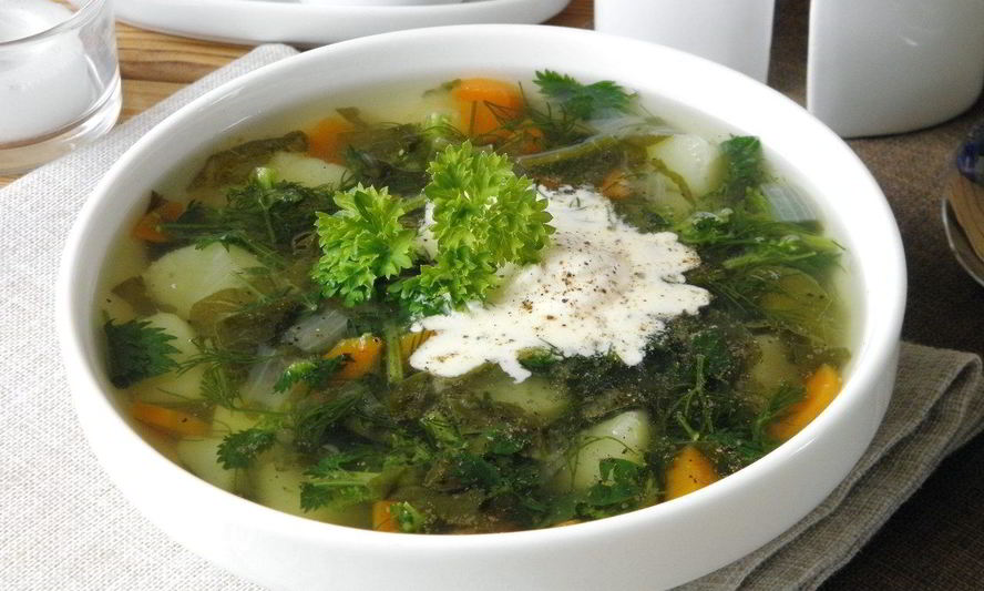 Рецепт щей из щавеля и крапивы