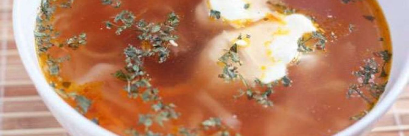 Щи из свежей капусты с говядиной