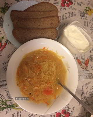 Щи кислые Суточные