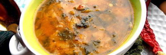 щи крапивные по-русски