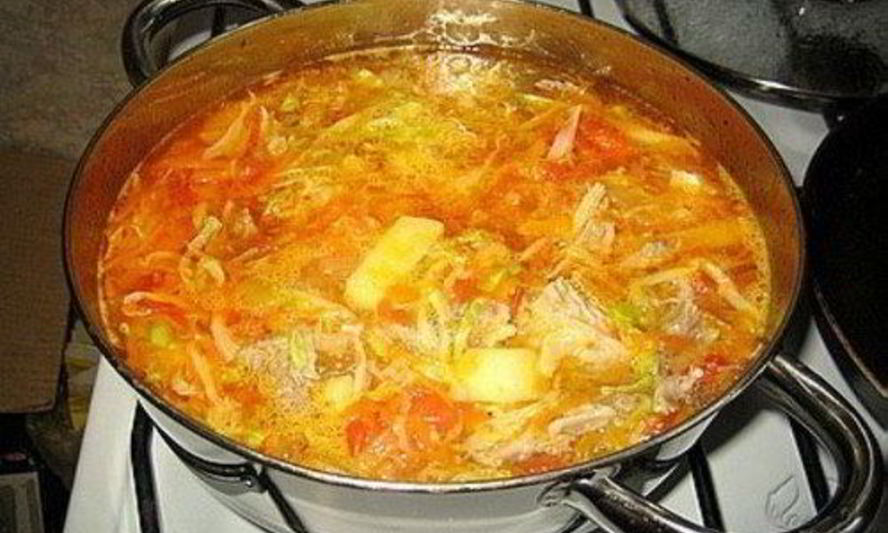 Рецепт щей на курином бульоне с капустой