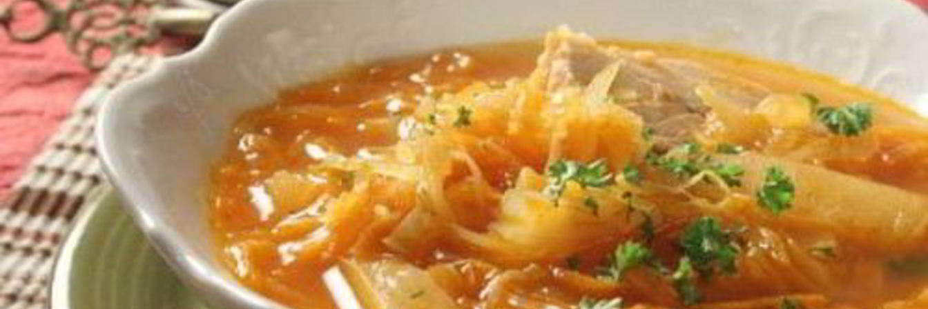 Щи польские из квашеной капусты