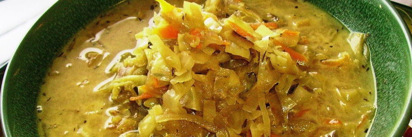 Щи постные с грибами