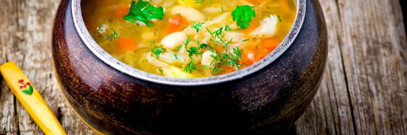 Щи с фасолью