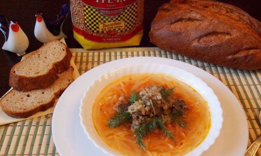 Рецепт щей с гречкой и печенкой