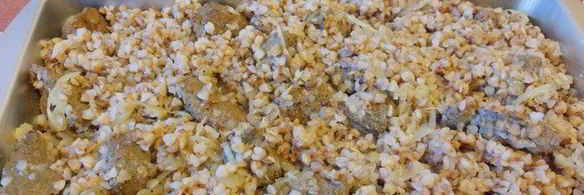 щи с гречкой и печенкой