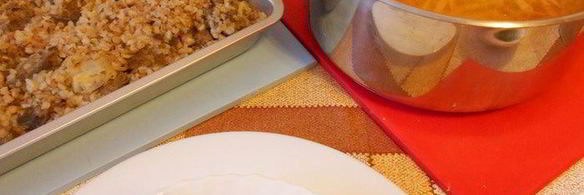 щи с гречкой и печенкой