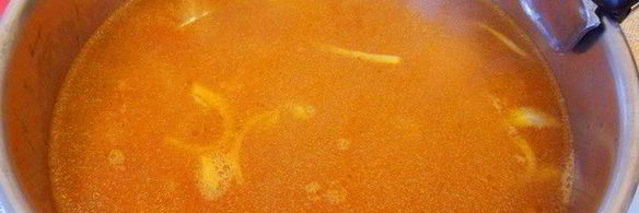 щи с гречкой и печенкой