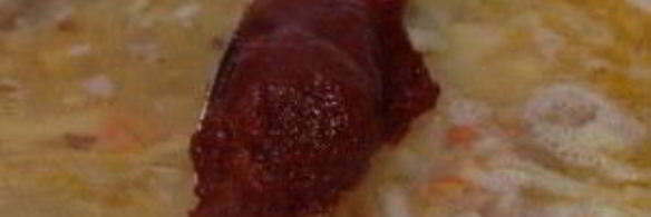 щи с копчеными ребрышками