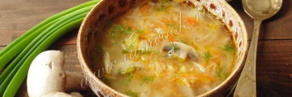 щи с квашеной капустой и грибами