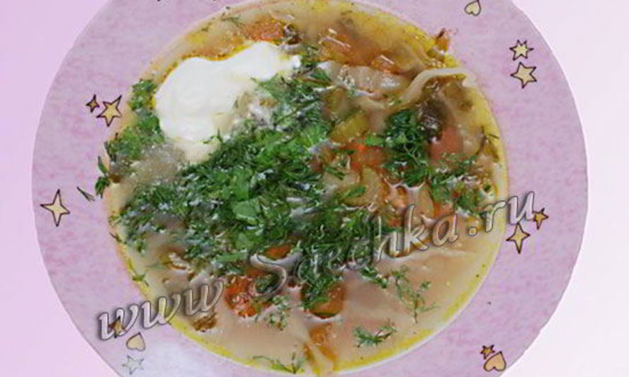 Рецепт щей с сельдереем и томатами