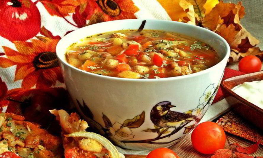 Рецепт щей сборных с фасолью и фрикадельками