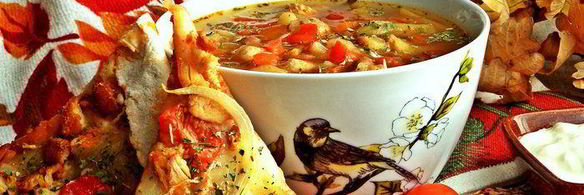 щи сборные с фасолью и фрикадельками