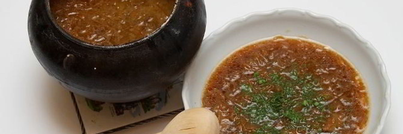 Щи в чугунке