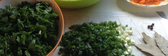 щи зеленые с крапивой на курином бульоне