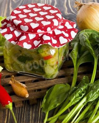 Зеленые щи из зелени на зиму