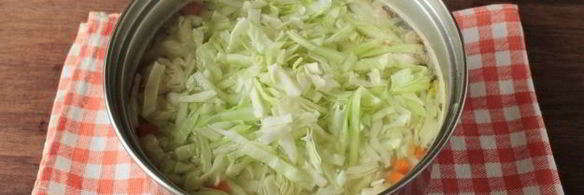 зеленые щи с капустой и крапивой