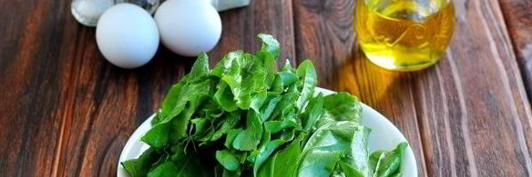 зеленые щи со щавелем и яйцом