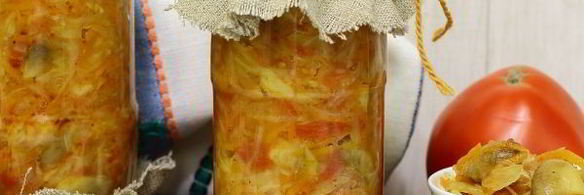 грибная солянка с капустой на зиму