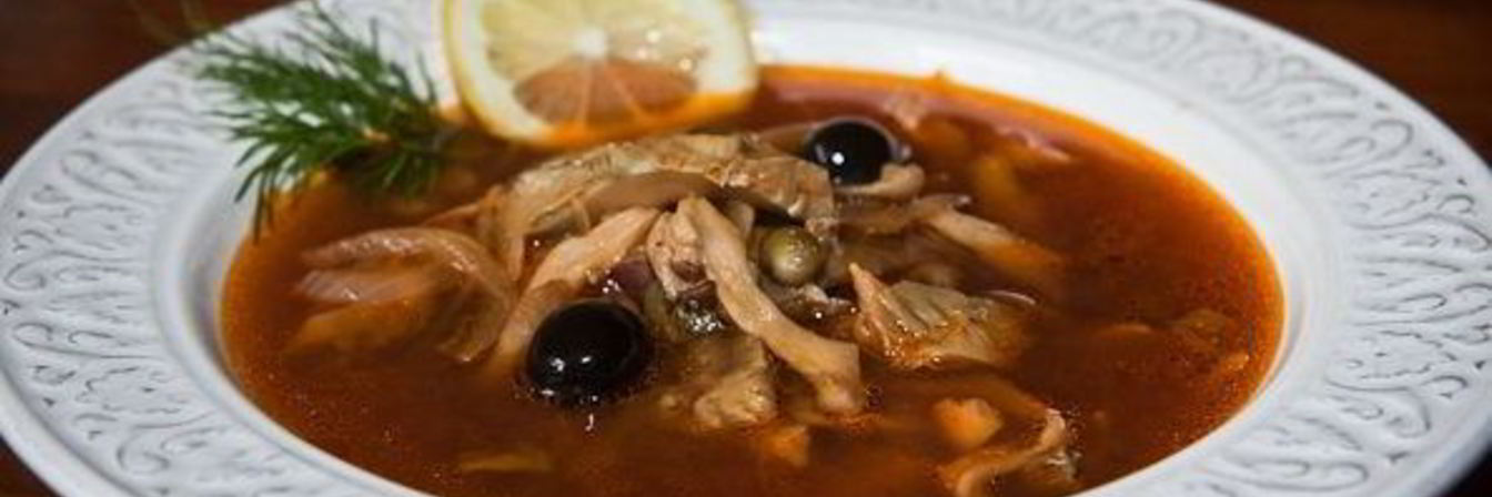 Грибная солянка в мультиварке