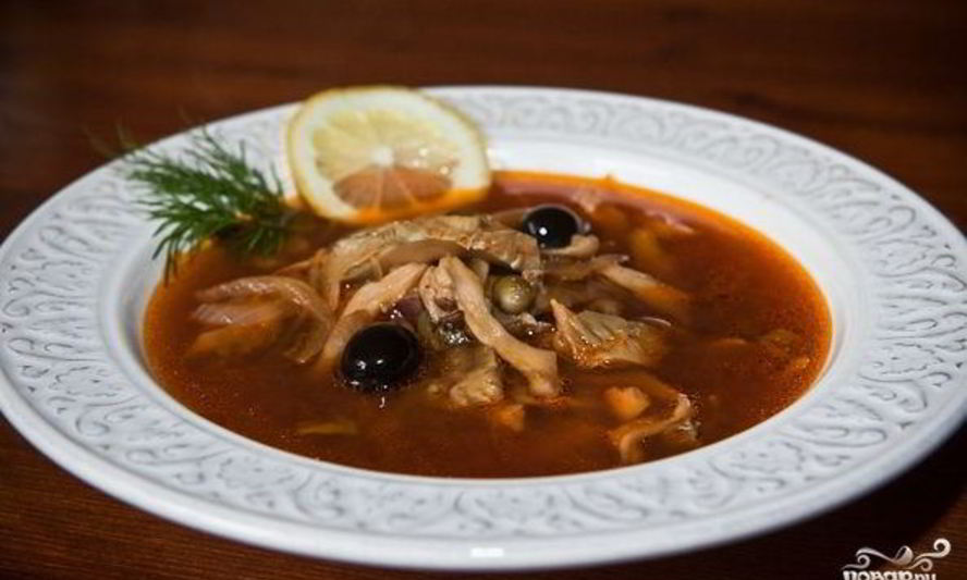 Рецепт грибной солянки в мультиварке