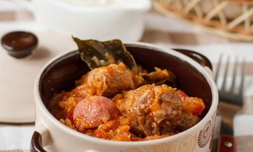 Рецепт капустной солянки с мясом