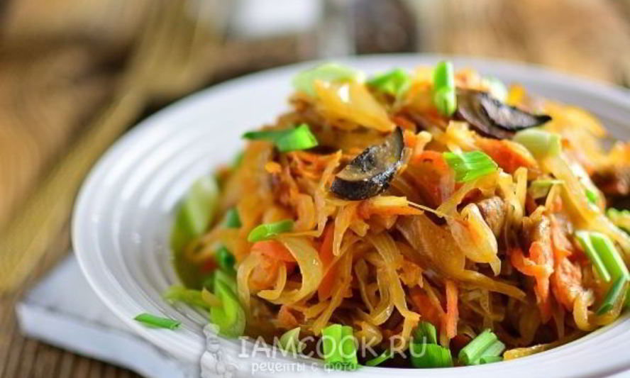 Рецепт постной солянки из квашеной капусты