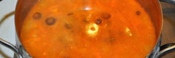 рыбная солянка из горбуши