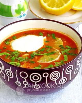 Рыбная солянка Трактирная