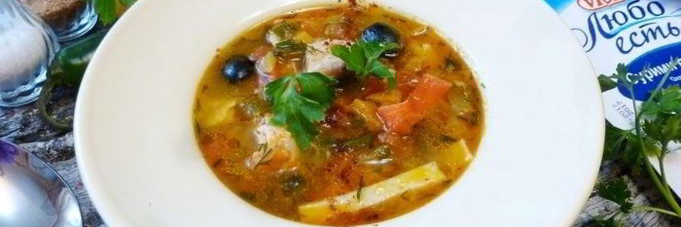 Сборная рыбная солянка