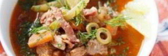 солянка на бульоне из говядины