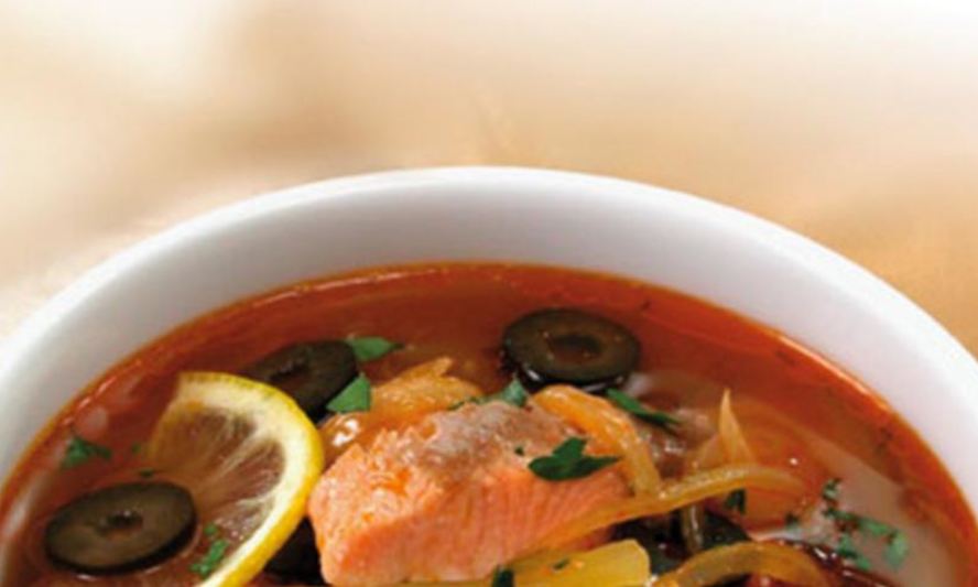 Рецепт солянки рыбной