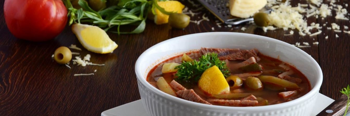 Солянка с перловкой