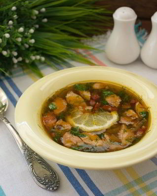 Солянка с сосисками