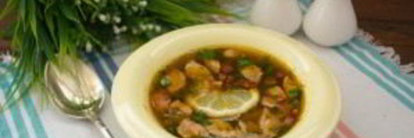 солянка с сосисками