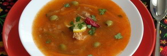 солянка с тунцом