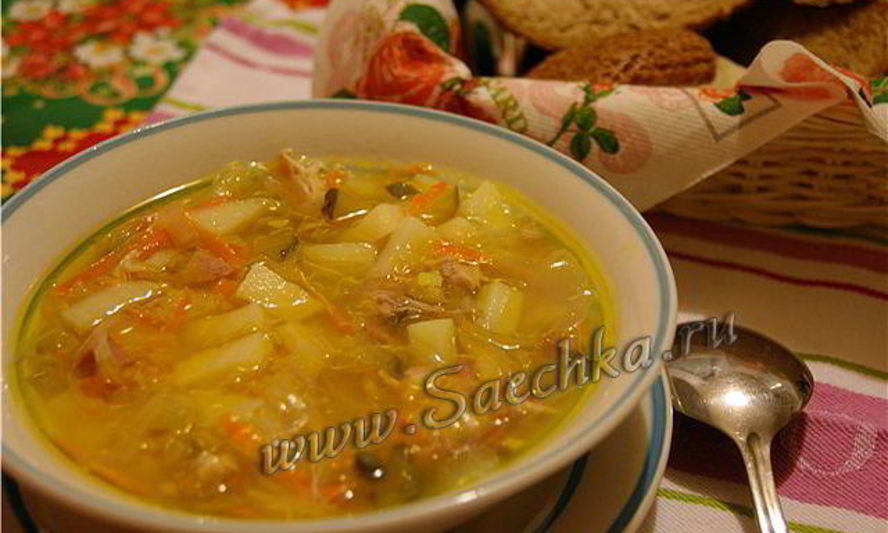 Рецепт солянки вегетарианской