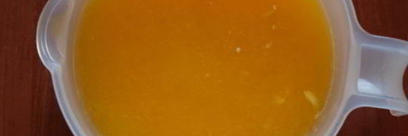 суп из авокадо с гарниром