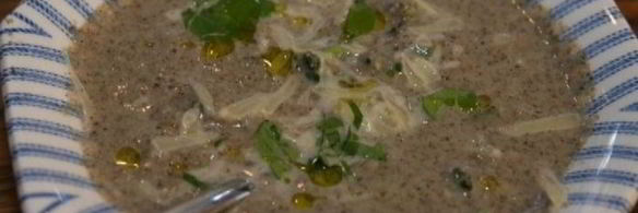 суп из брокколи с грибами