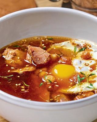 Суп из грибов с уткой